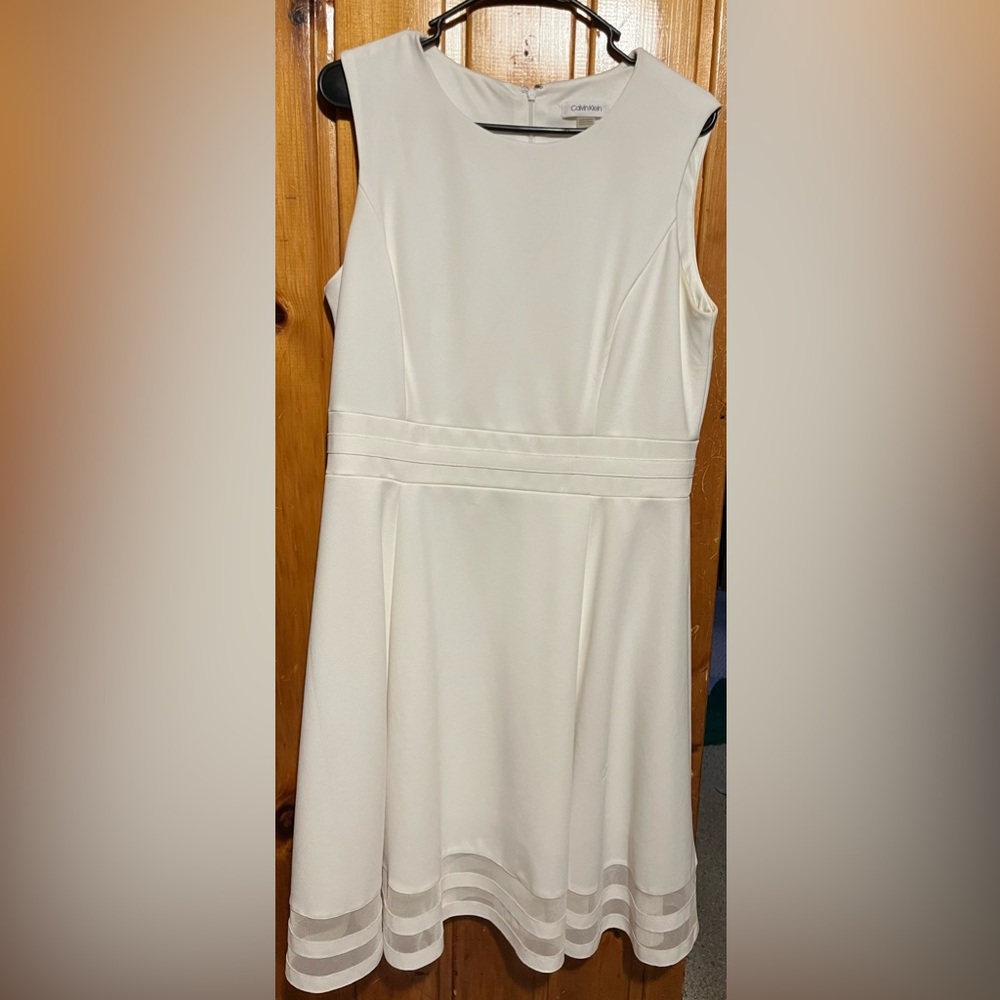 Calvin Klein white dress